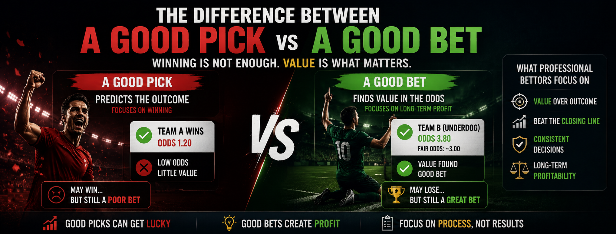 Good Pick vs Good Bet: What's the Difference?