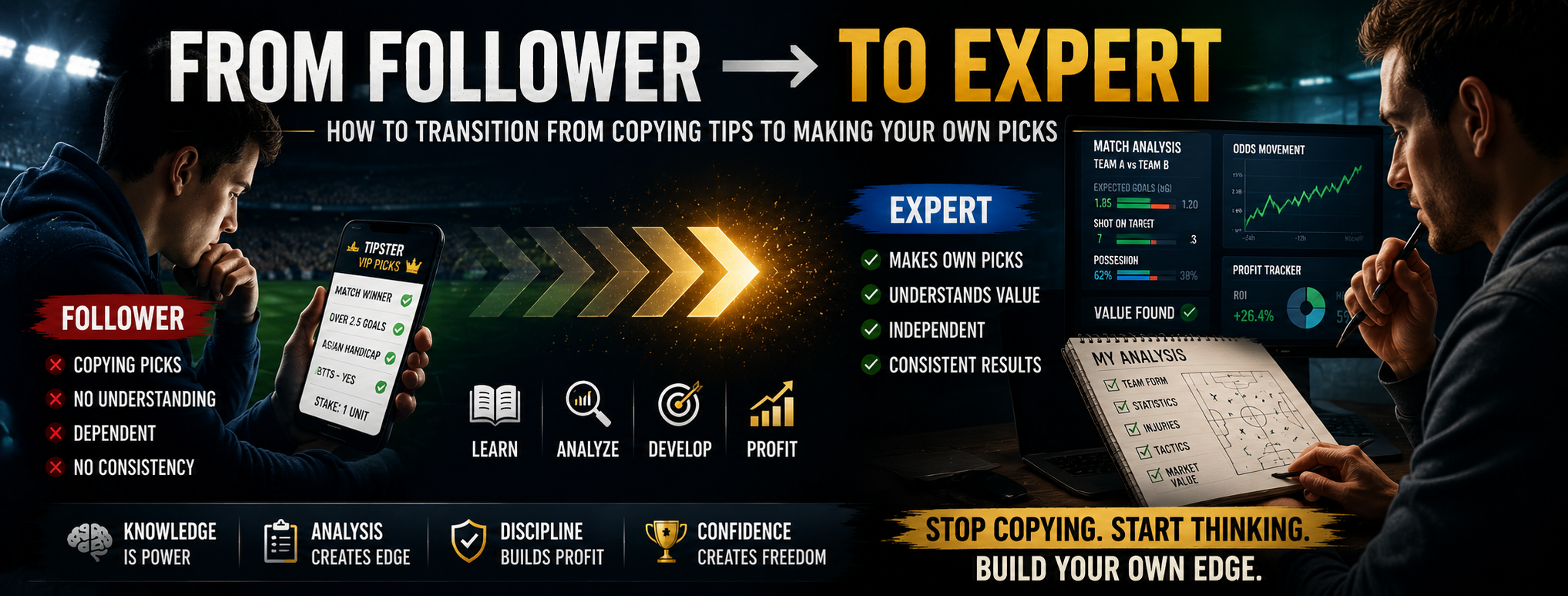 How to Go from Following Tipsters to Making Your Own Picks