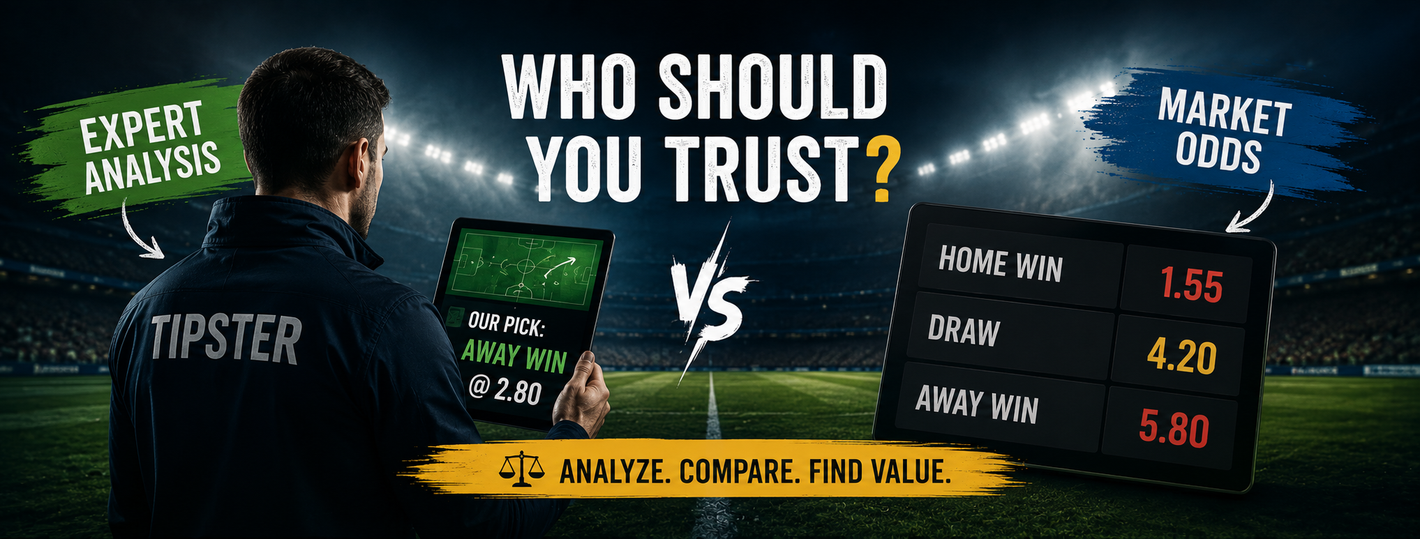 The Tipster–Market Gap: Expert vs Odds