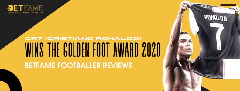 CR7 (Cristiano Ronaldo) Wins The Golden Foot Award 2020