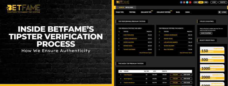 Inside BetFame’s Tipster Verification Process: How We Ensure Authenticity