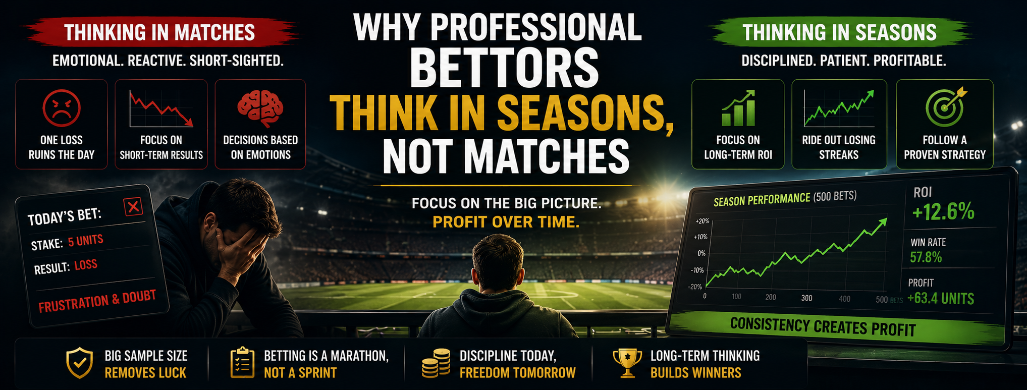 Why Professional Bettors Think in Seasons, Not Matches